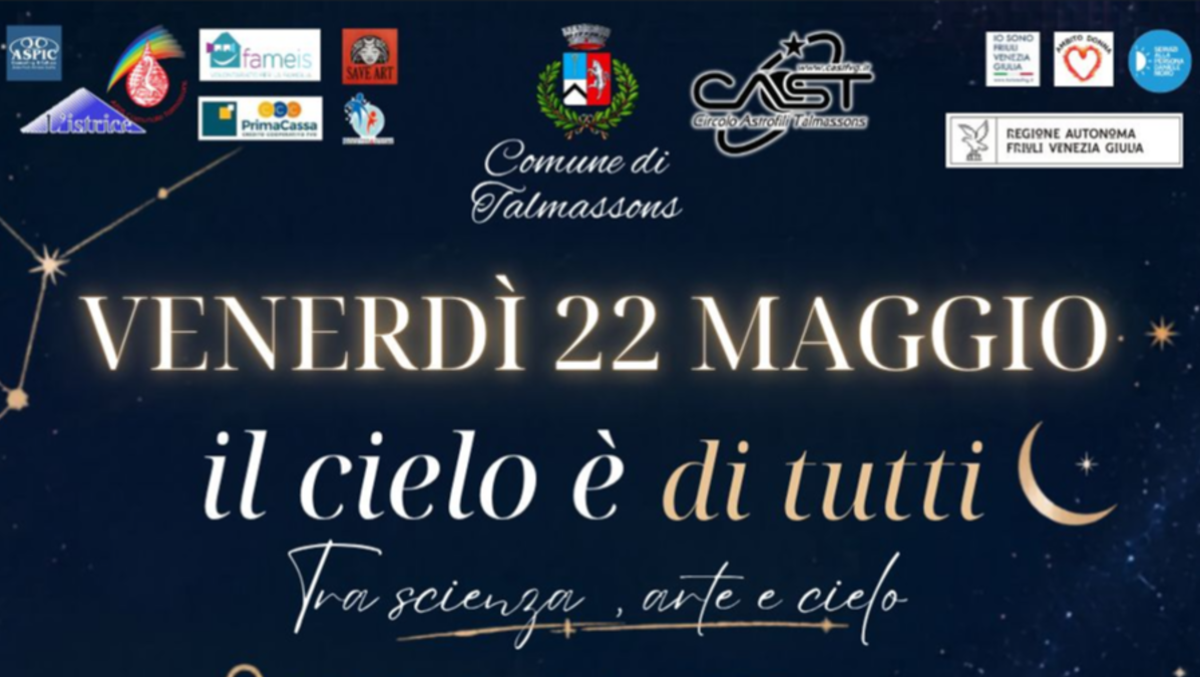 Talmassons, dai banchi al murale: gli alunni del Doposcuola portano poesia e astronomia al C.A.S.T. - 