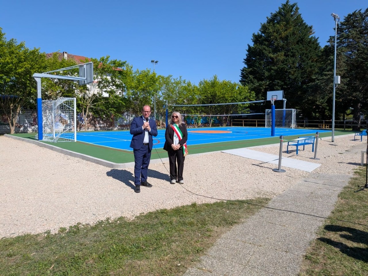 A Muzzana apre un nuovo spazio per giocare e ritrovarsi: inaugurato il campo del Parco Daniela Mauro - 