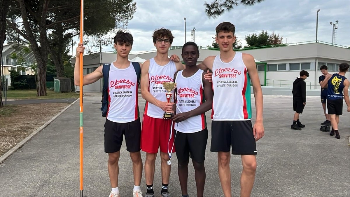 Atletica giovanile, il Pordenonese festeggia: la Libertas Sanvitese porta a casa il titolo Cadetti - 