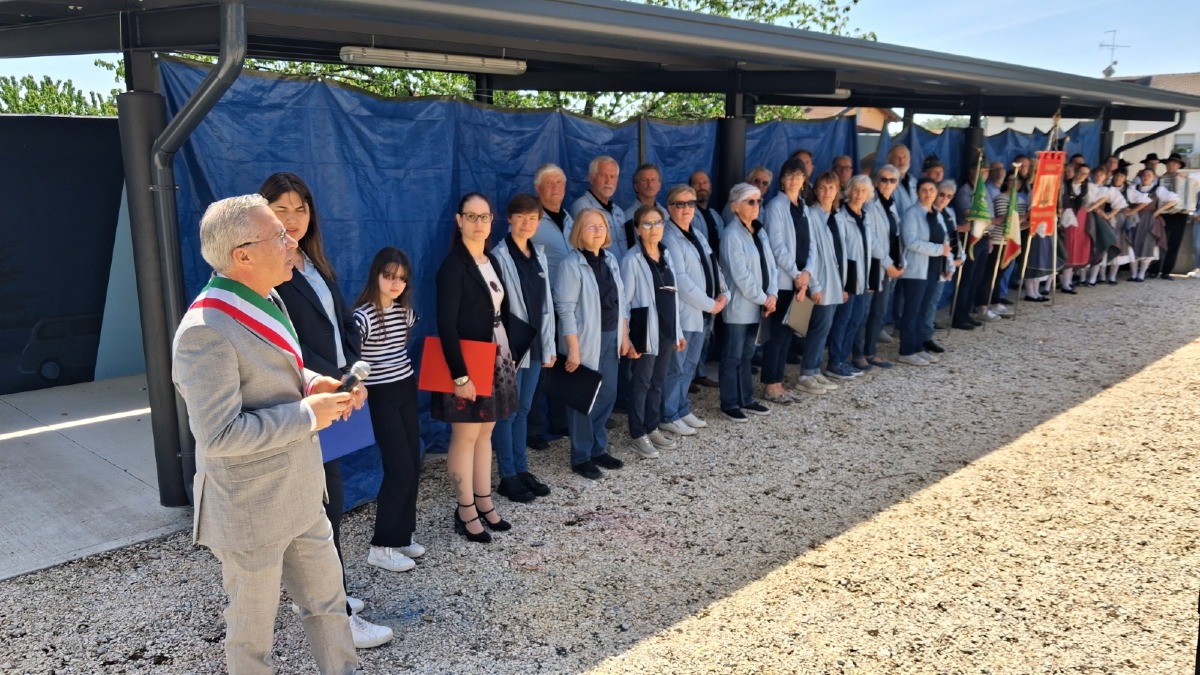 A Magnano un segno permanente per il terremoto del ’76: nel parco nasce il murale della memoria - 