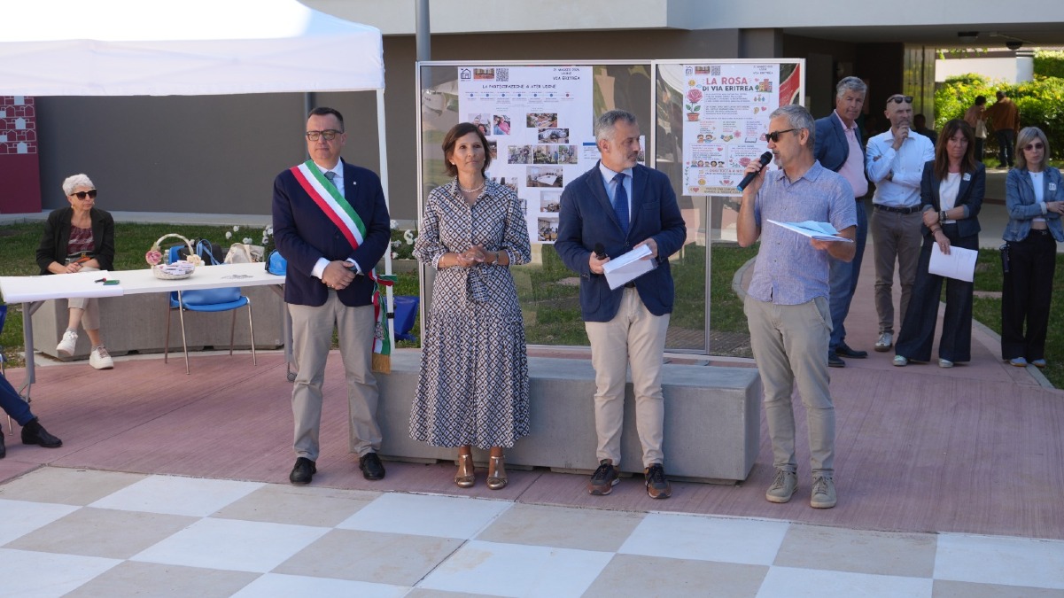 Via Eritrea, il quartiere vede da vicino i nuovi alloggi Ater: edificio in classe A e rientri entro l’anno - 