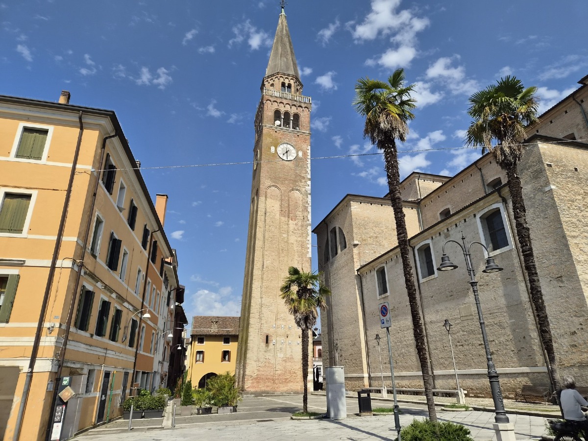 Portogruaro, parte il cantiere sul campanile del Duomo: due anni di interventi in piazza - 