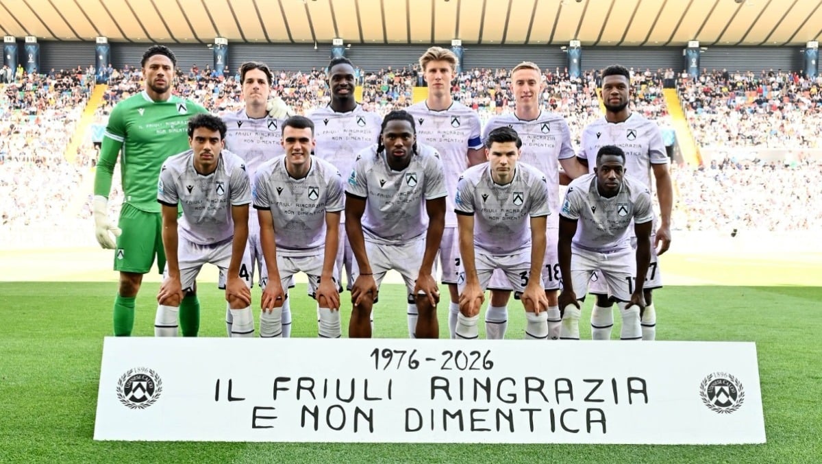 Al Bluenergy Stadium il prepartita diventa memoria del sisma: Udine rende omaggio al Friuli del 1976 - 