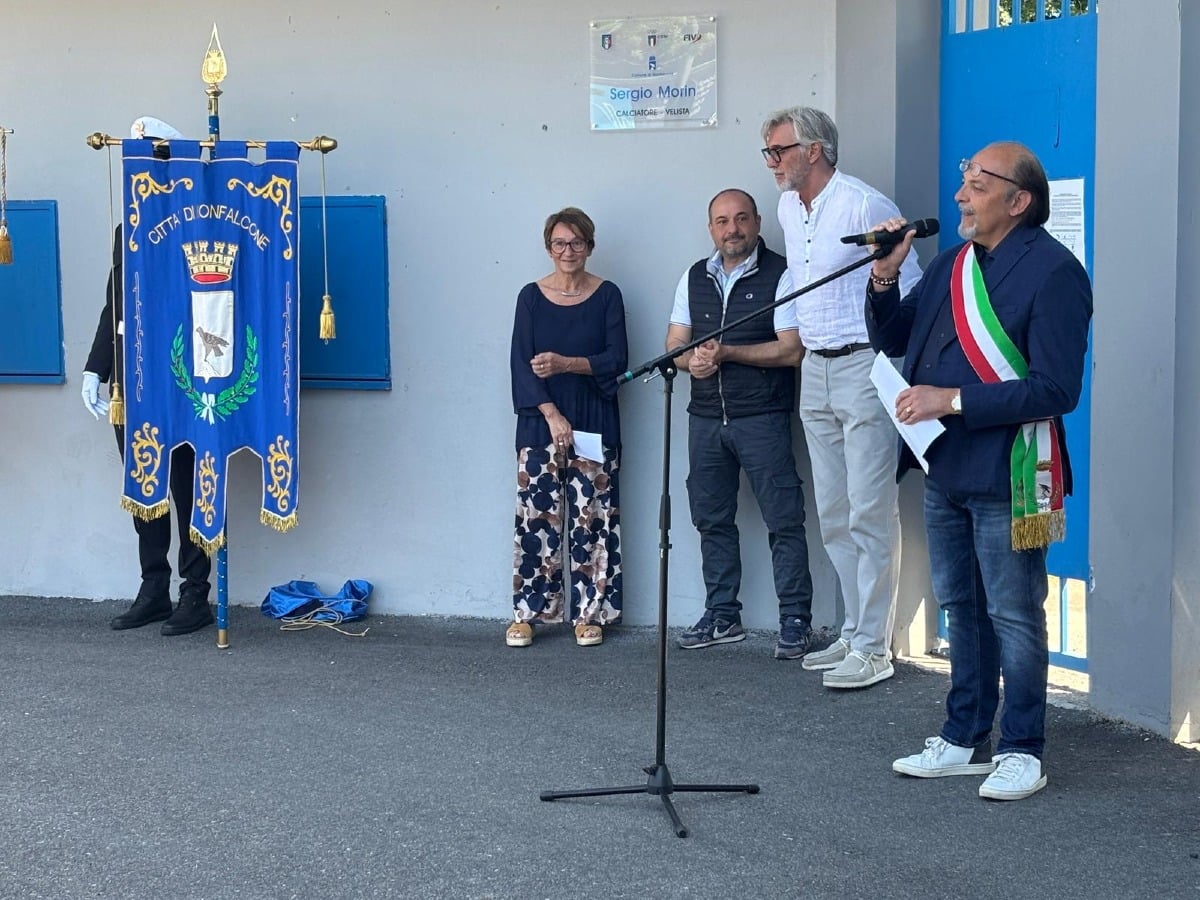 Monfalcone dedica il suo stadio a Sergio Morin, simbolo sportivo tra campo e mare - 