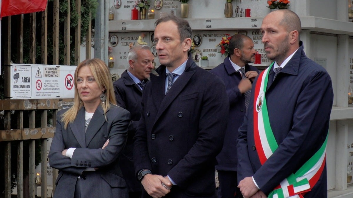 Gemona, la visita delle istituzioni nel giorno della memoria: Meloni rilancia il “Modello Friuli” - 