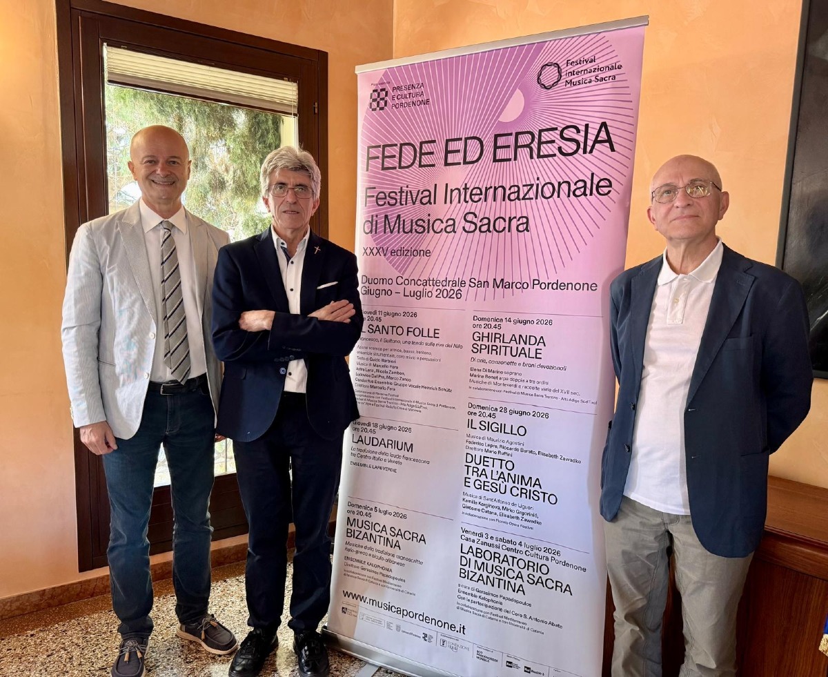 Pordenone, il Festival internazionale di musica sacra apre il triennio su fede ed eresia