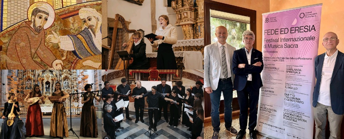 Pordenone, il Festival internazionale di musica sacra apre il triennio su fede ed eresia