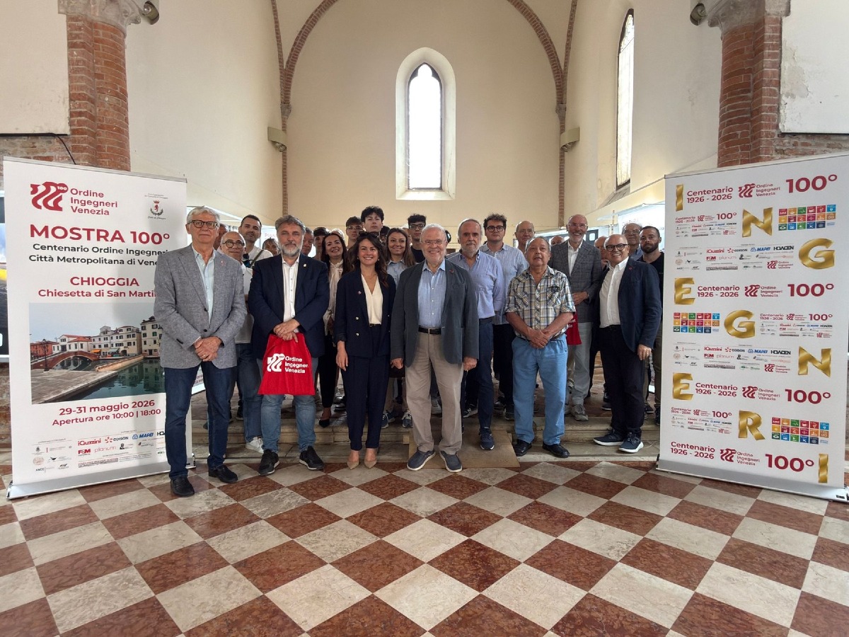 Chioggia, aperta la mostra per i 100 anni dell’Ordine Ingegneri Venezia