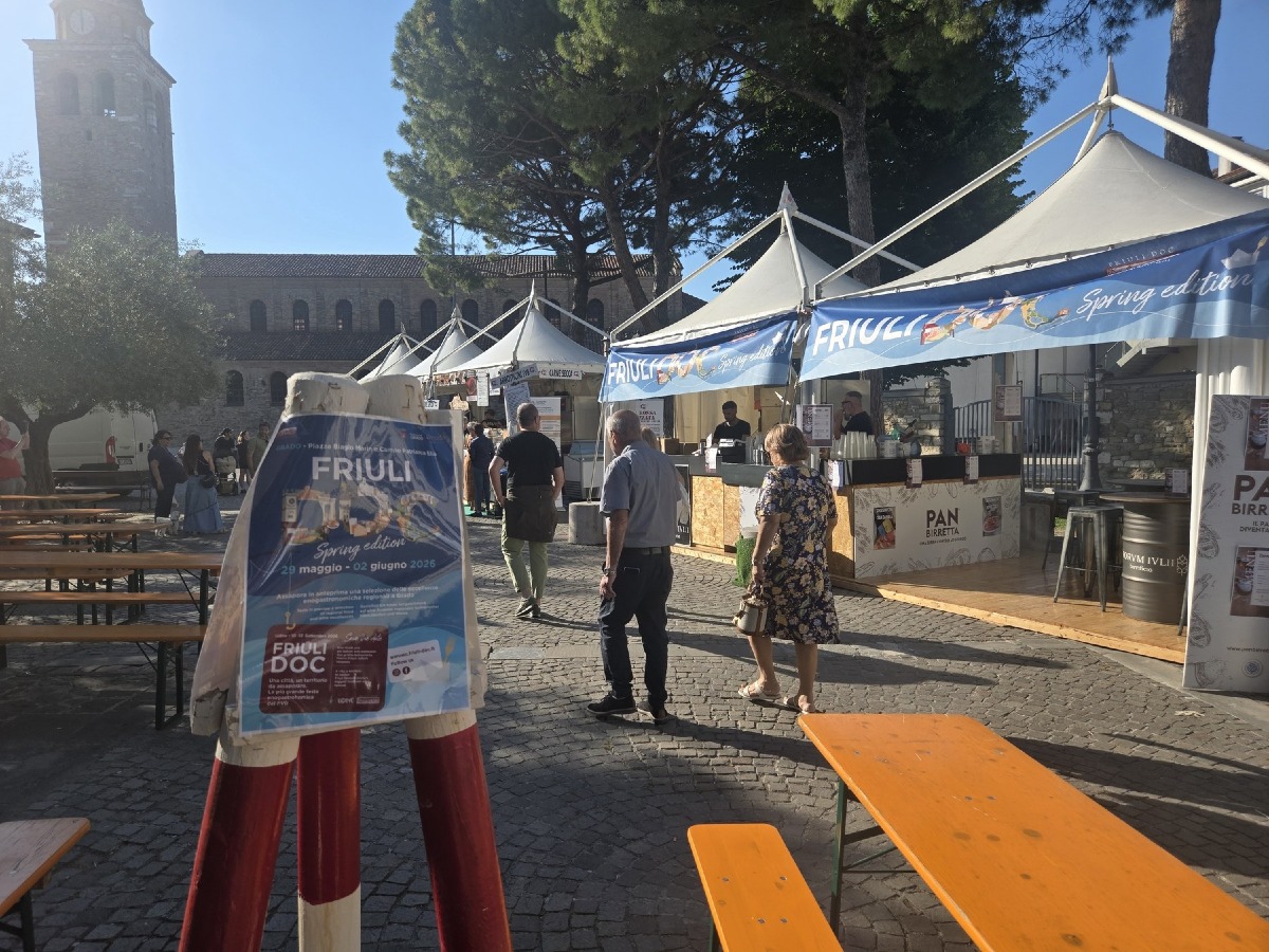 Grado, ponte del 2 giugno con Friuli Doc Spring: stand aperti fino alle 22