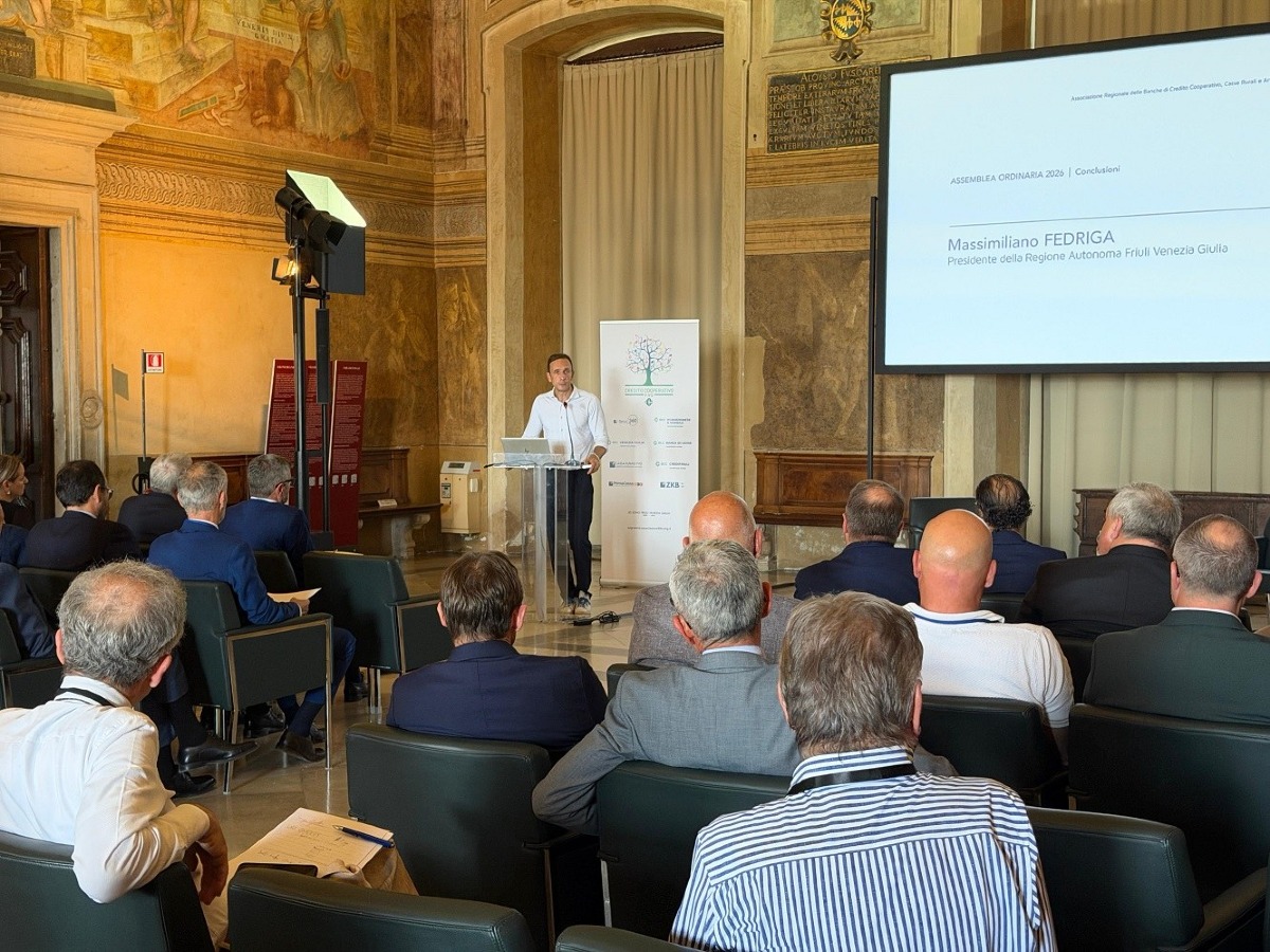 Udine, Fedriga e Bini: le BCC restano centrali per imprese e credito in Friuli Venezia