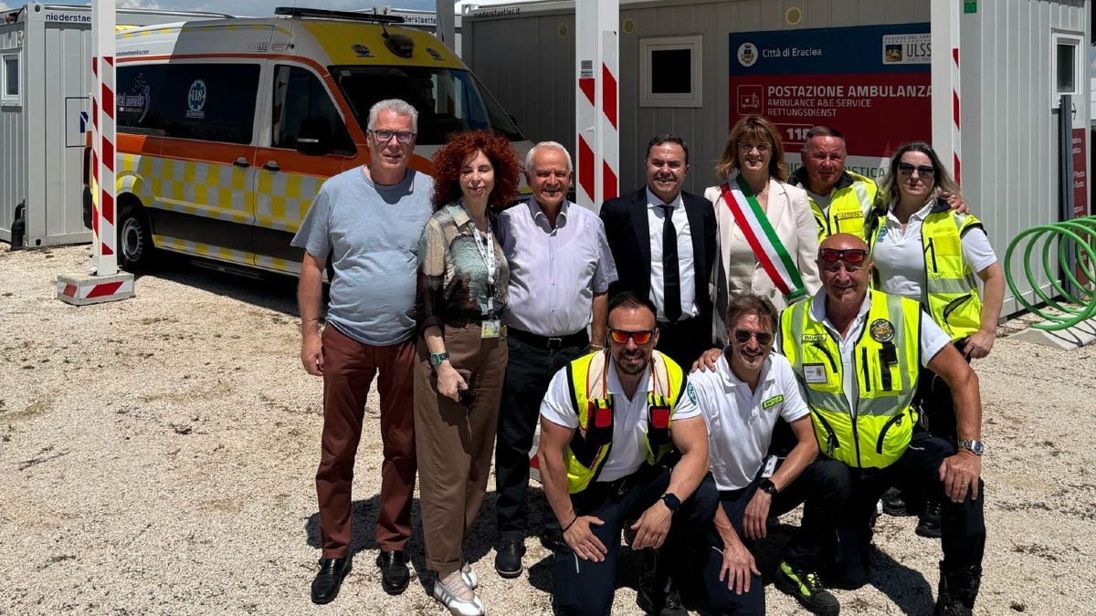 Eraclea, attiva la postazione di emergenza estiva: ambulanza in servizio fino al 6 settembre - 