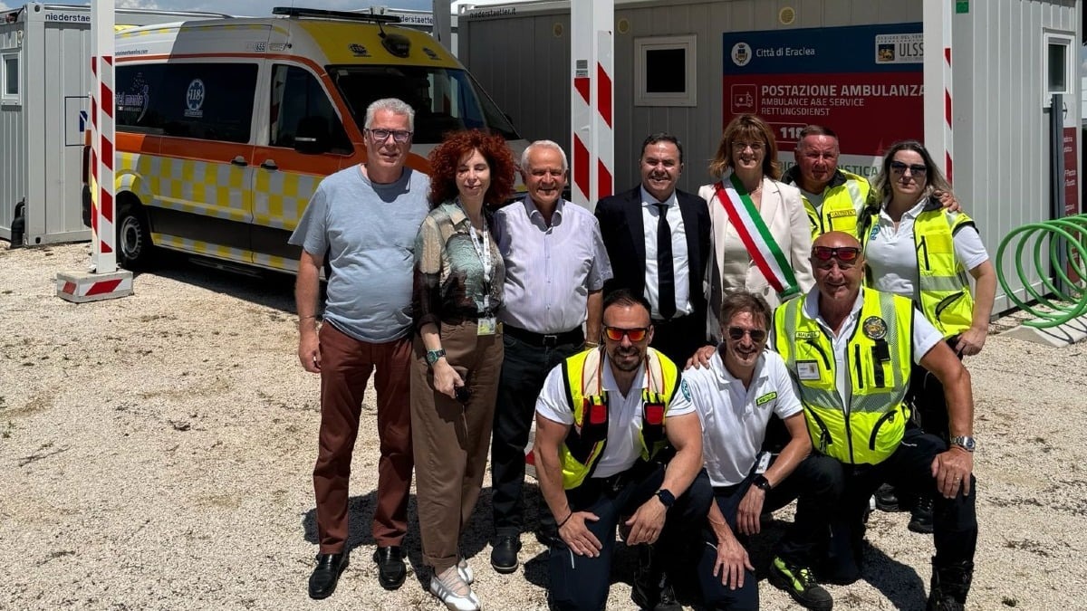 Eraclea Mare, presidio sanitario estivo vicino alla spiaggia: ambulanza attiva ogni giorno fino a settembre - 