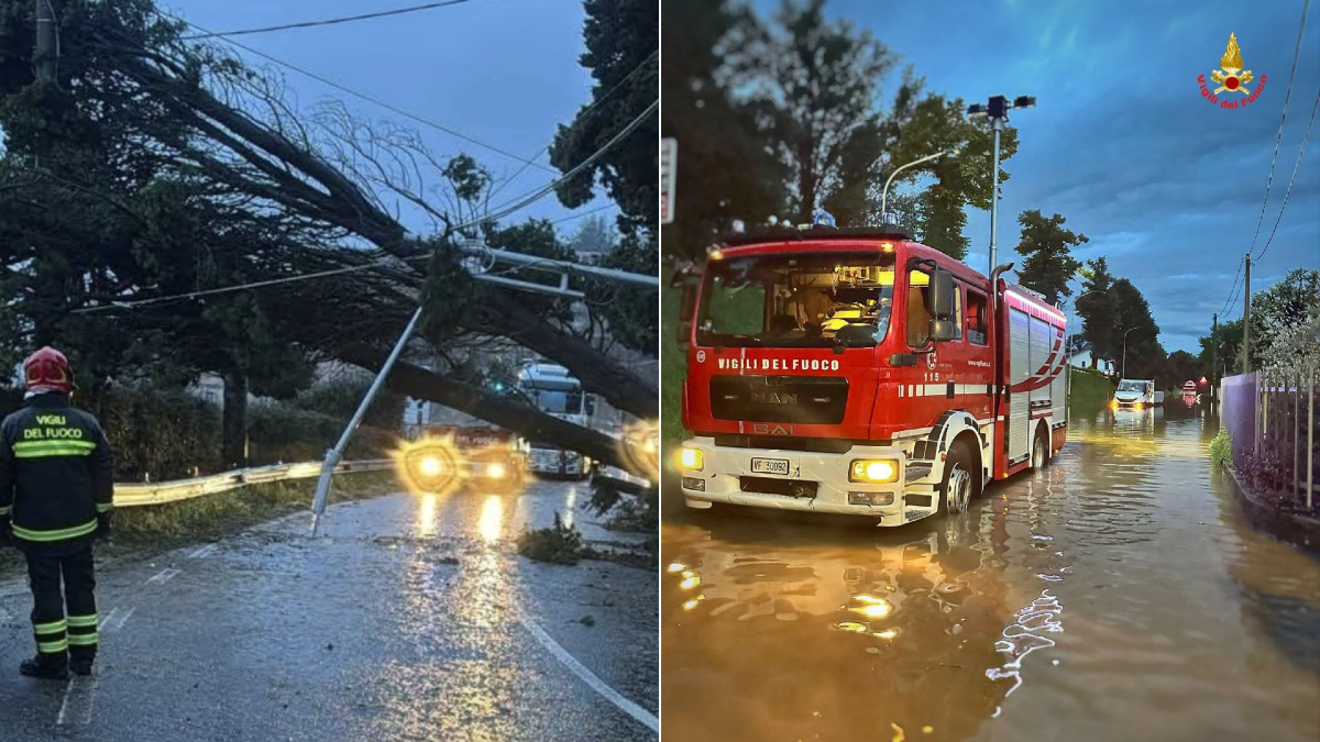 Bombe d’acqua e vento forte in Friuli Venezia Giulia: 150 richieste di soccorso al 112 - 