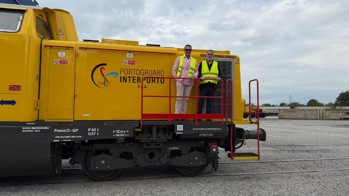 Interporto di Portogruaro, arriva un nuovo locomotore per i treni merci pesanti - 