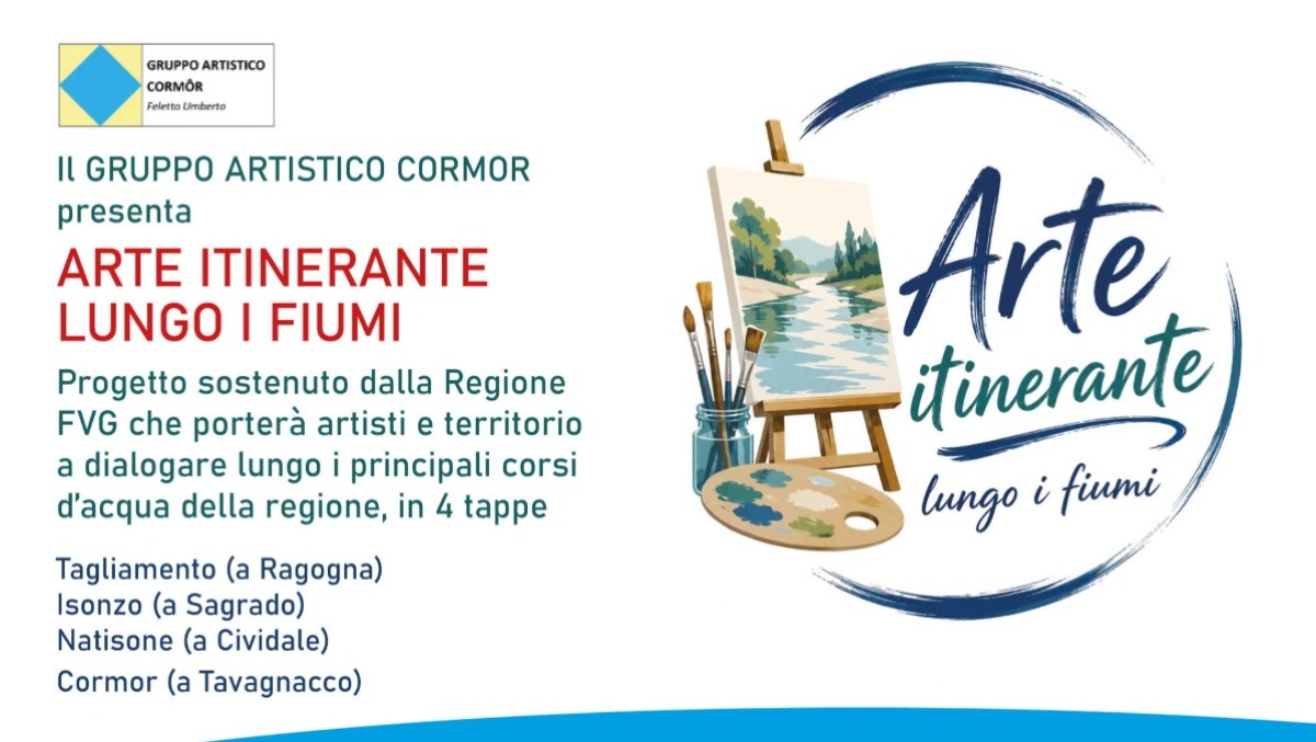 Ragogna, il 14 giugno parte «Estemporanee d'Arte» lungo i fiumi del Friuli Venezia Giulia - 