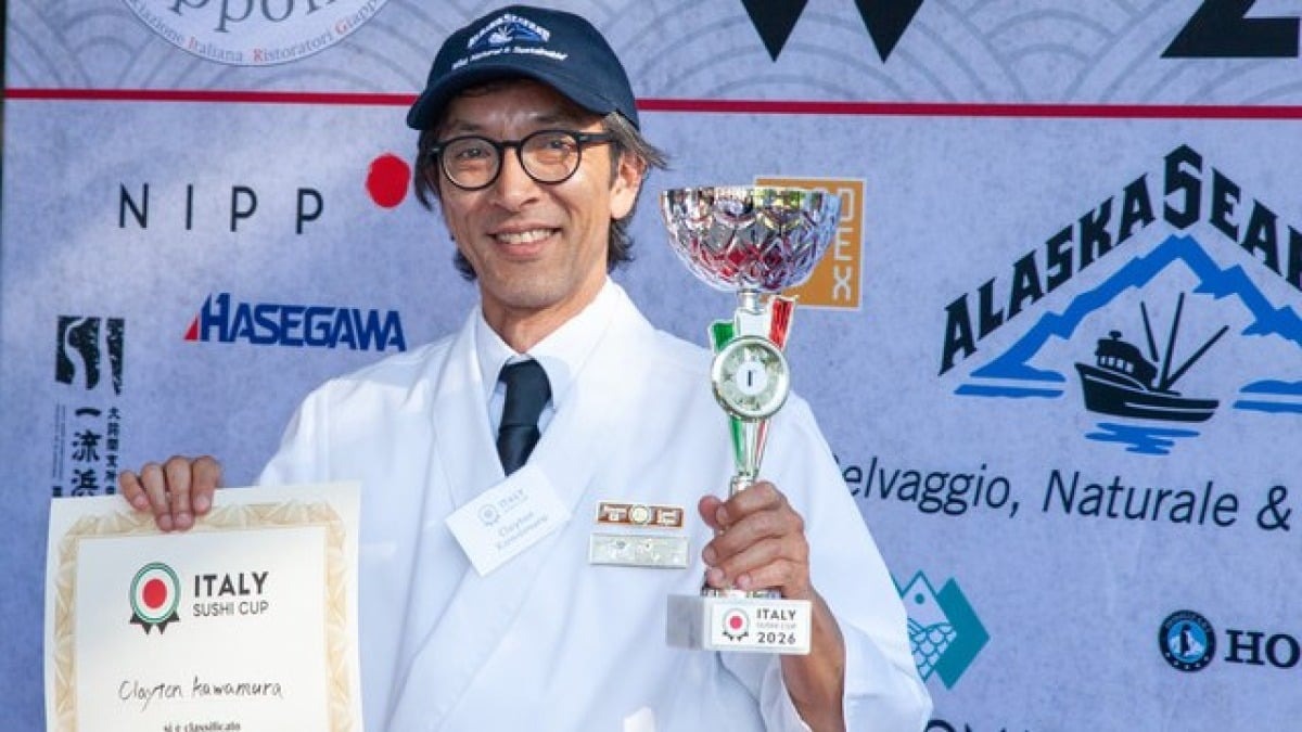 Dal Veneto a Tokyo, doppio pass per il mondiale del sushi: premiato il trevigiano Clayton Kawamura - 
