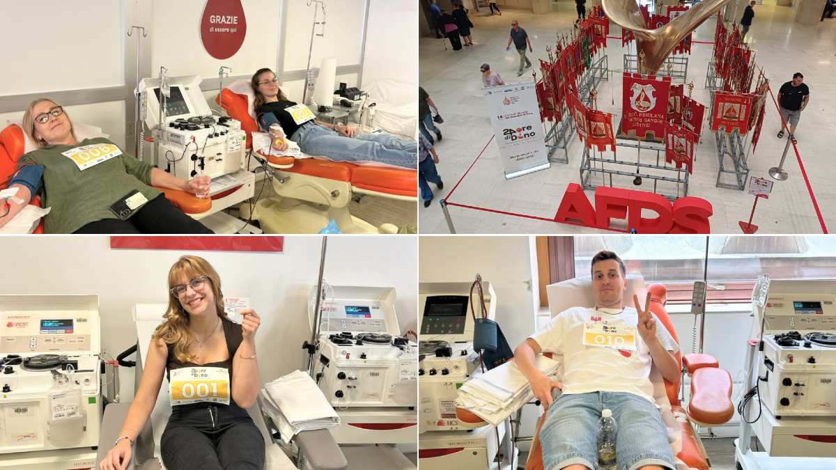 AFDS, la 24 Ore di dono raccoglie 154 litri di plasma: il grande cuore del Friuli - 