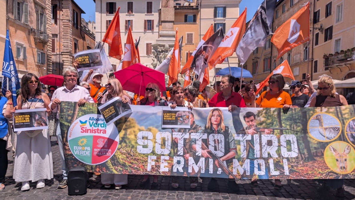 Ddl caccia 1552, Zanoni in piazza a Roma: "Si potrà cacciare anche su spiagge e terreni innevati" - 