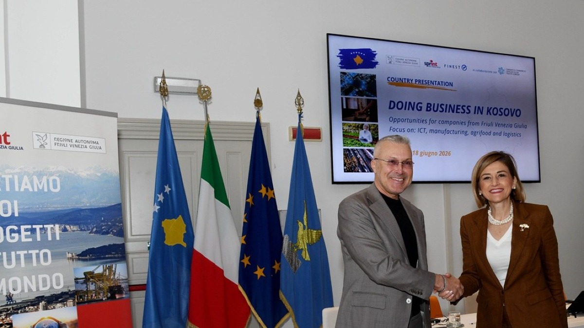 Friuli Venezia Giulia-Kosovo, a Trieste incontro sulle imprese: export a 9,28 milioni nel 2025 - 