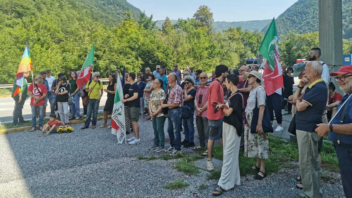 Stupizza, presidio al valico Italia-Slovenia contro i controlli di frontiera - 
