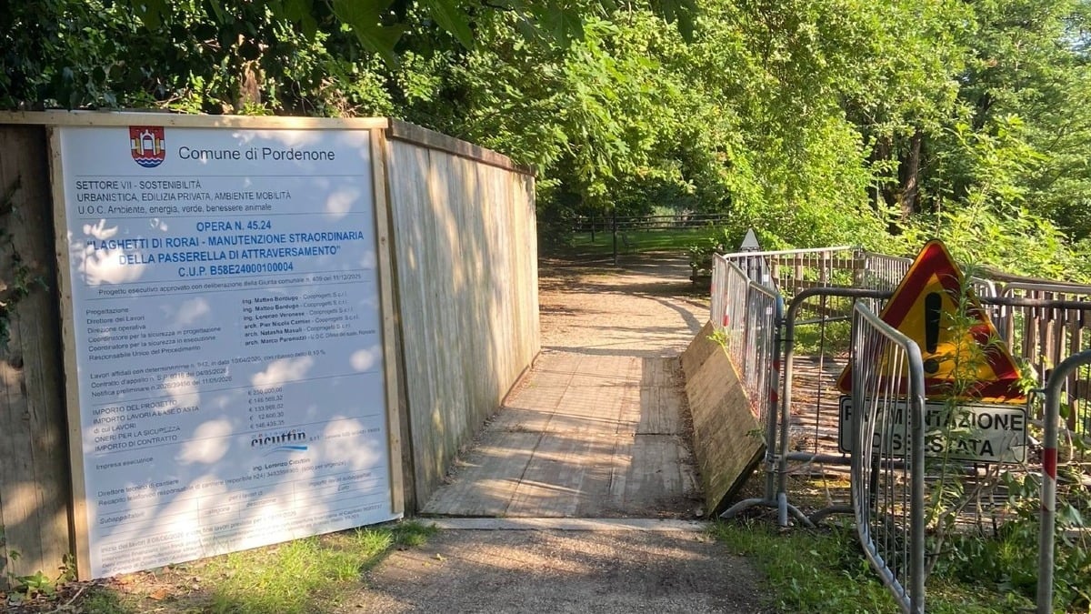 Laghetti di Rorai, cambia il percorso nel parco: al via i lavori per il nuovo attraversamento - 