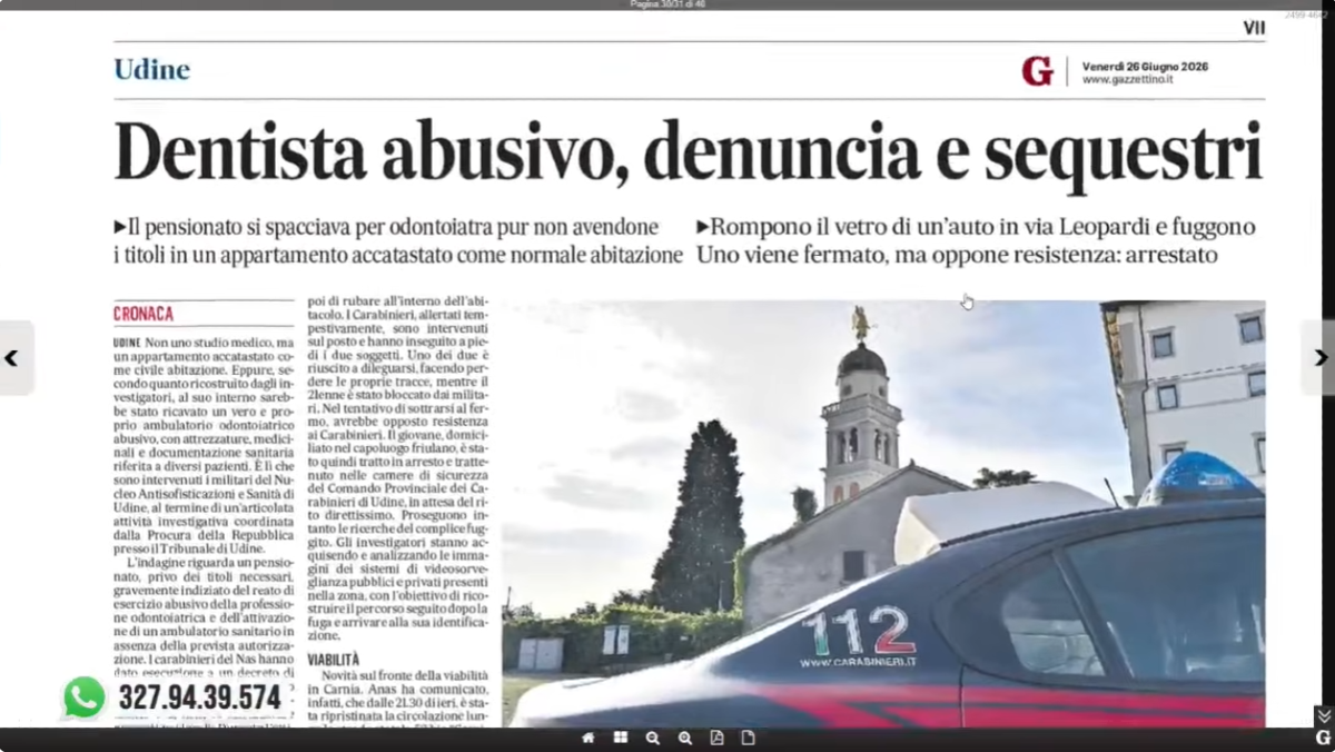 La Rassegna stampa di Nordest24, puntata di venerdì 26 giugno 2026 | VIDEO