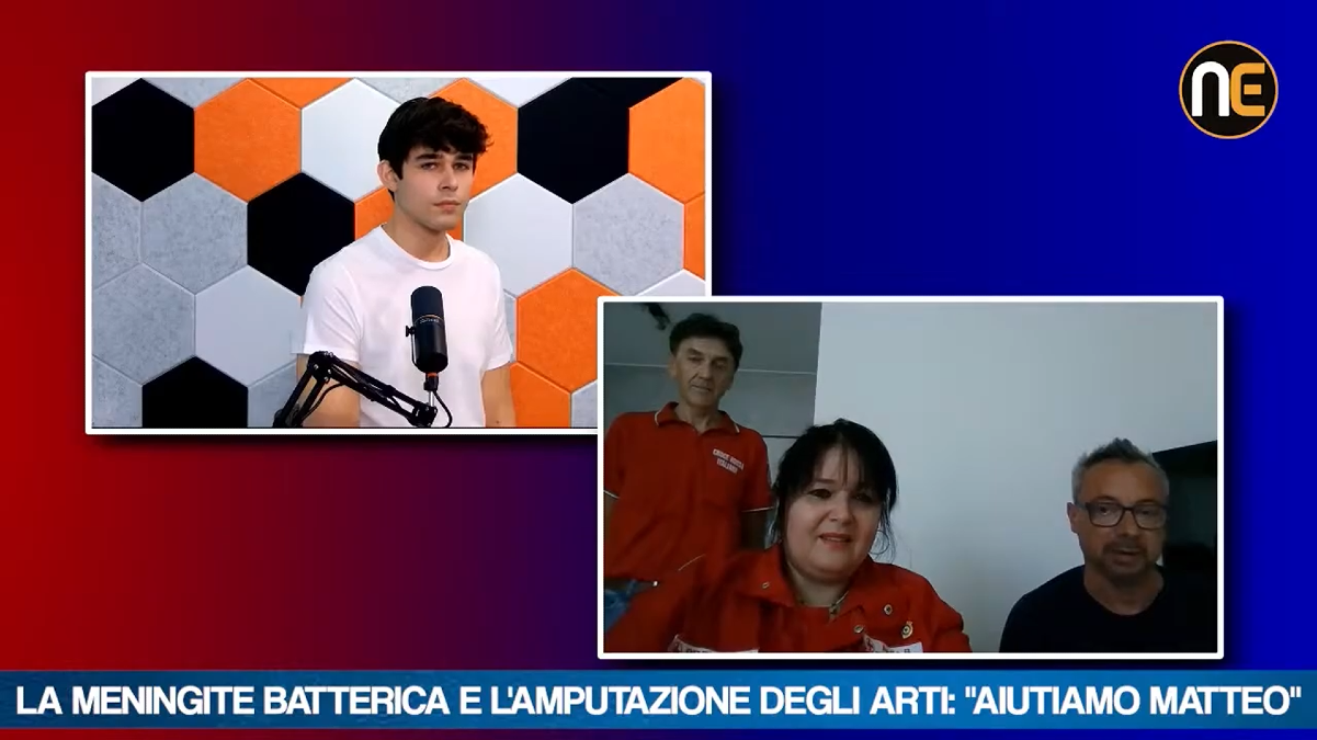 La meningite batterica e l’amputazione degli arti: la storia di Matteo a Nordest24 | VIDEO - Le immagini della puntata di Nordest24