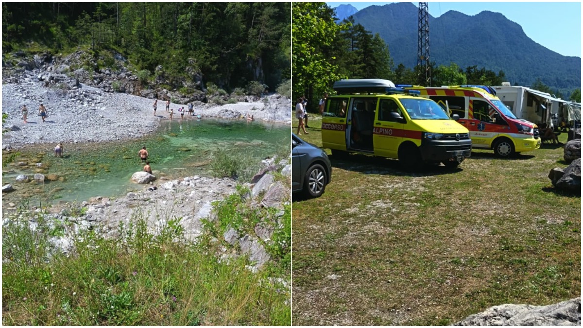 Fa il bagno nel Meduna, poi si accascia a terra: salvato un ragazzo colpito da malore - Le immagini dei soccorsi
