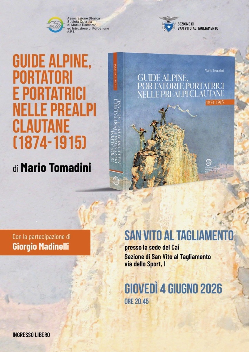 A San Vito il libro di Tomadini racconta guide, portatori e portatrici delle Dolomiti