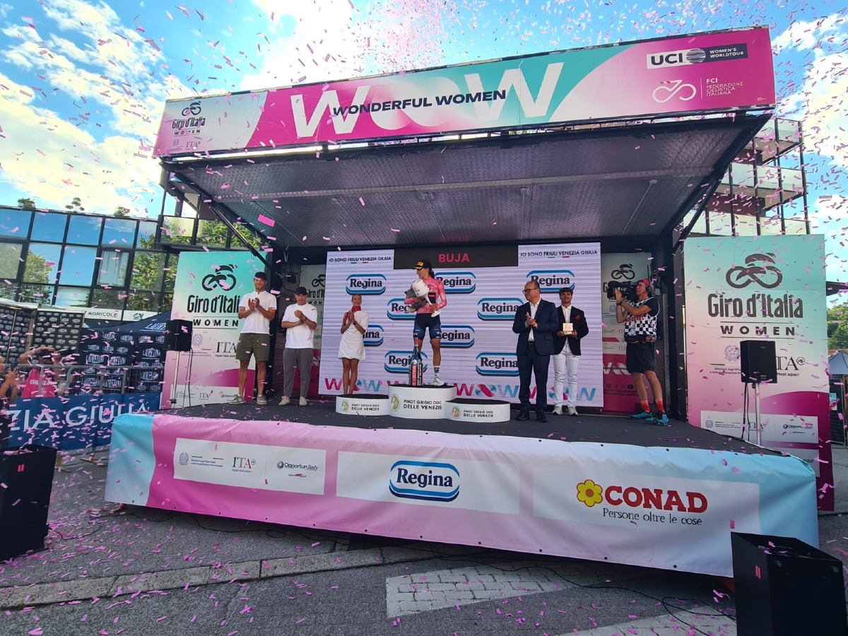 Giro d’Italia Women 2026, terza tappa a Buja dopo il passaggio in diversi comuni friulani