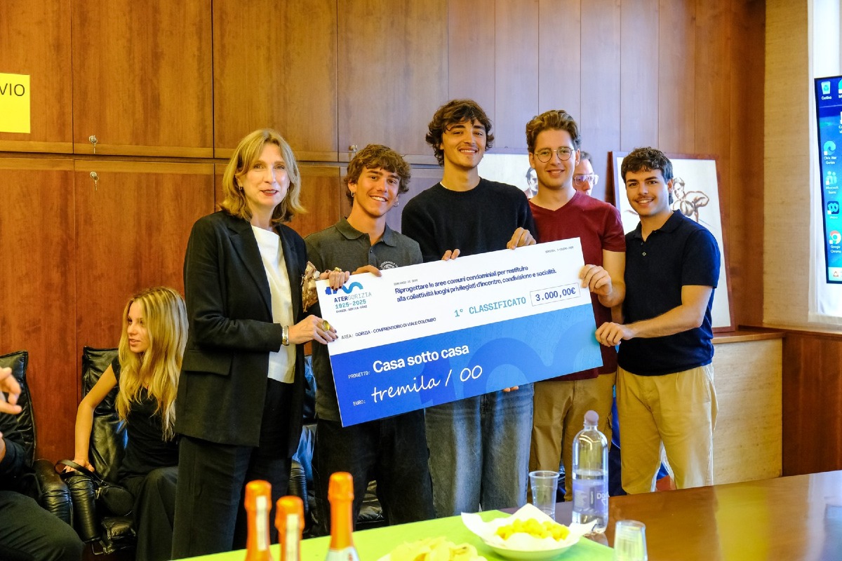 ATER Gorizia, premiati i progetti degli studenti per i cortili di Straccis e Monfalcone