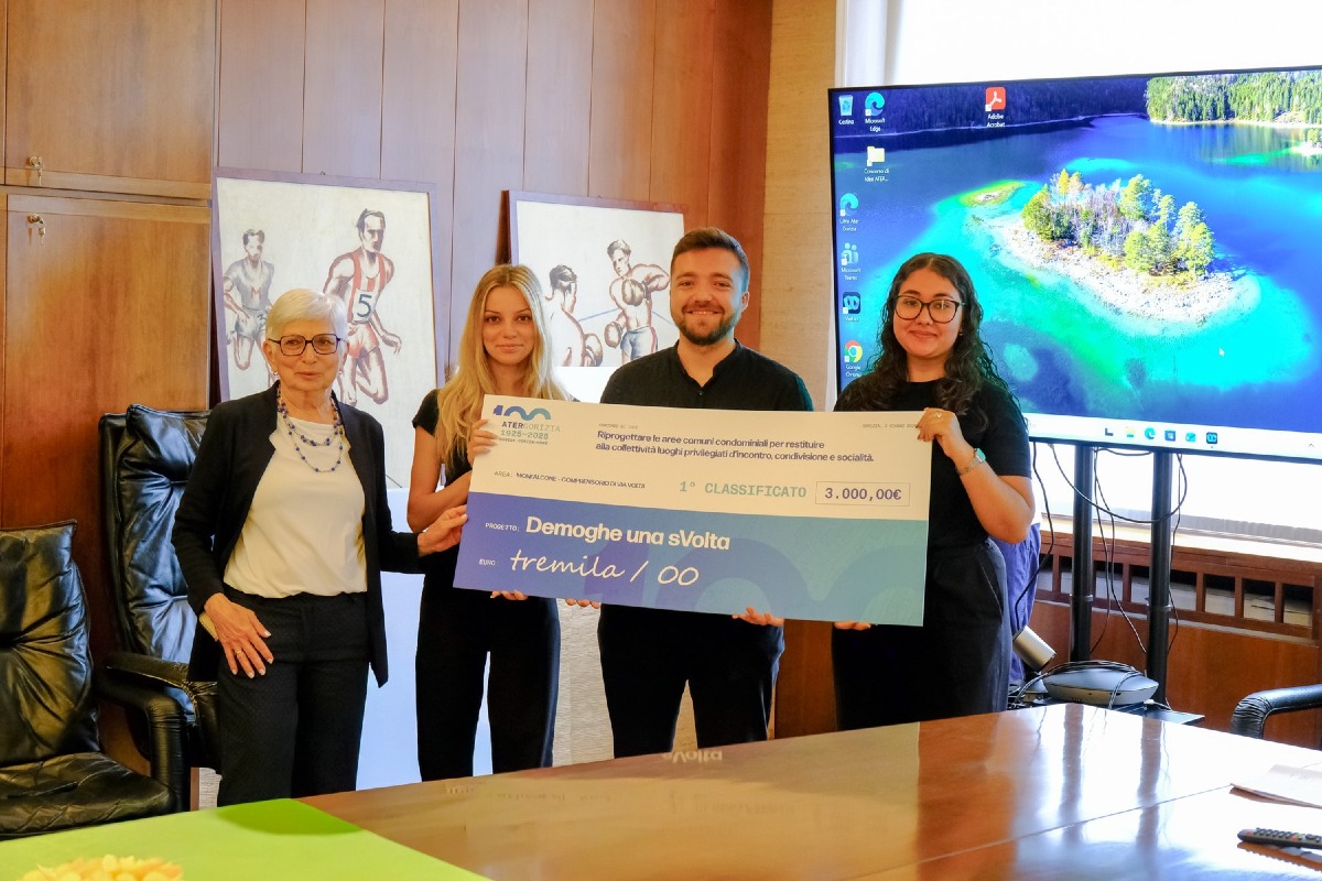 ATER Gorizia, premiati i progetti degli studenti per i cortili di Straccis e Monfalcone