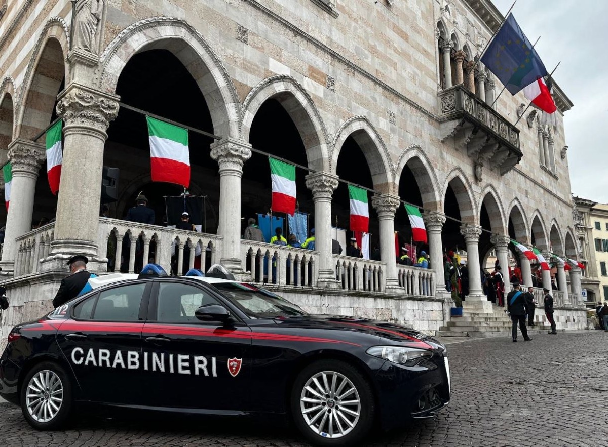 Udine, 212° anniversario dell’Arma: in Loggia del Lionello la cerimonia dei Carabinieri
