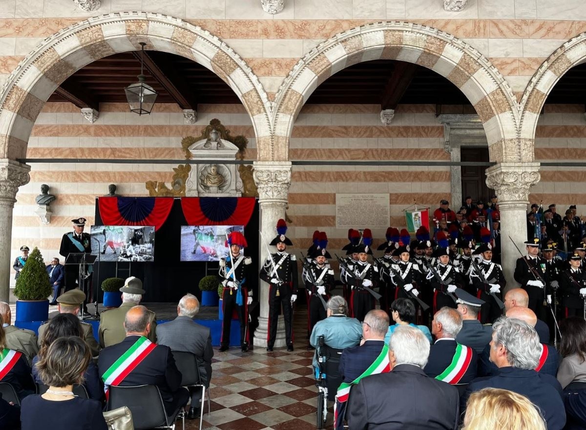 Udine, 212° anniversario dell’Arma: in Loggia del Lionello la cerimonia dei Carabinieri