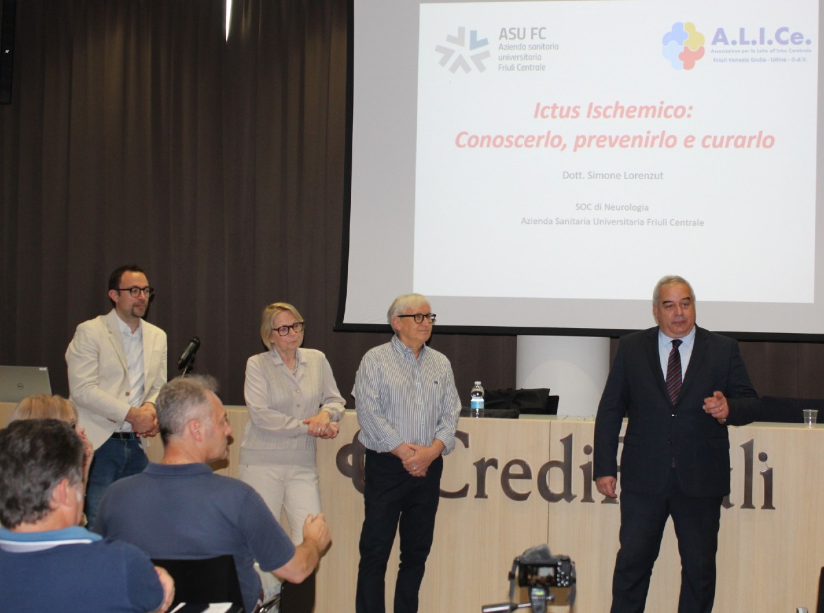 Udine, serata sull’ictus con CrediFriuli e A.L.I.Ce.: prevenzione e controlli