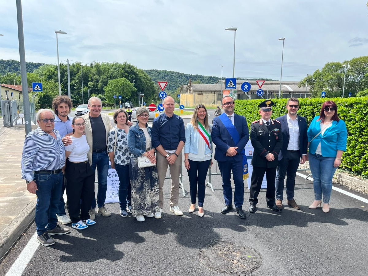 Cison di Valmarino, aperta la nuova rotatoria sulla SP4 tra centro, zona produttiva e