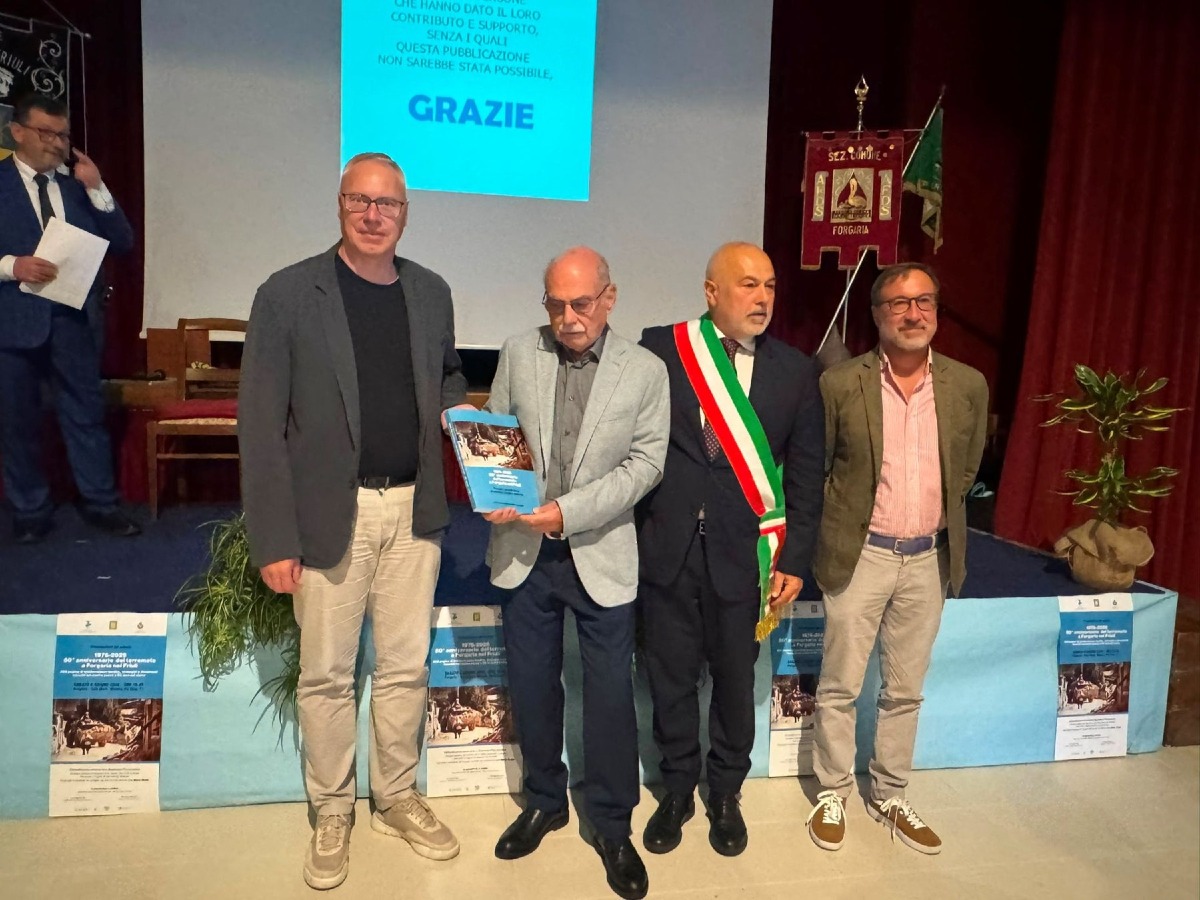 Forgaria ricorda il terremoto del 1976 con un volume di oltre 300 pagine