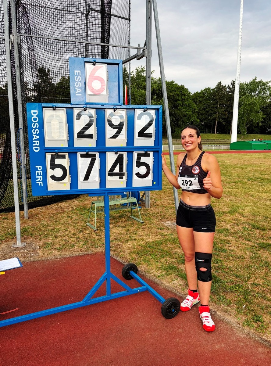 Adele Toniutto firma il record veneto del giavellotto: 57.45 a Strasburgo