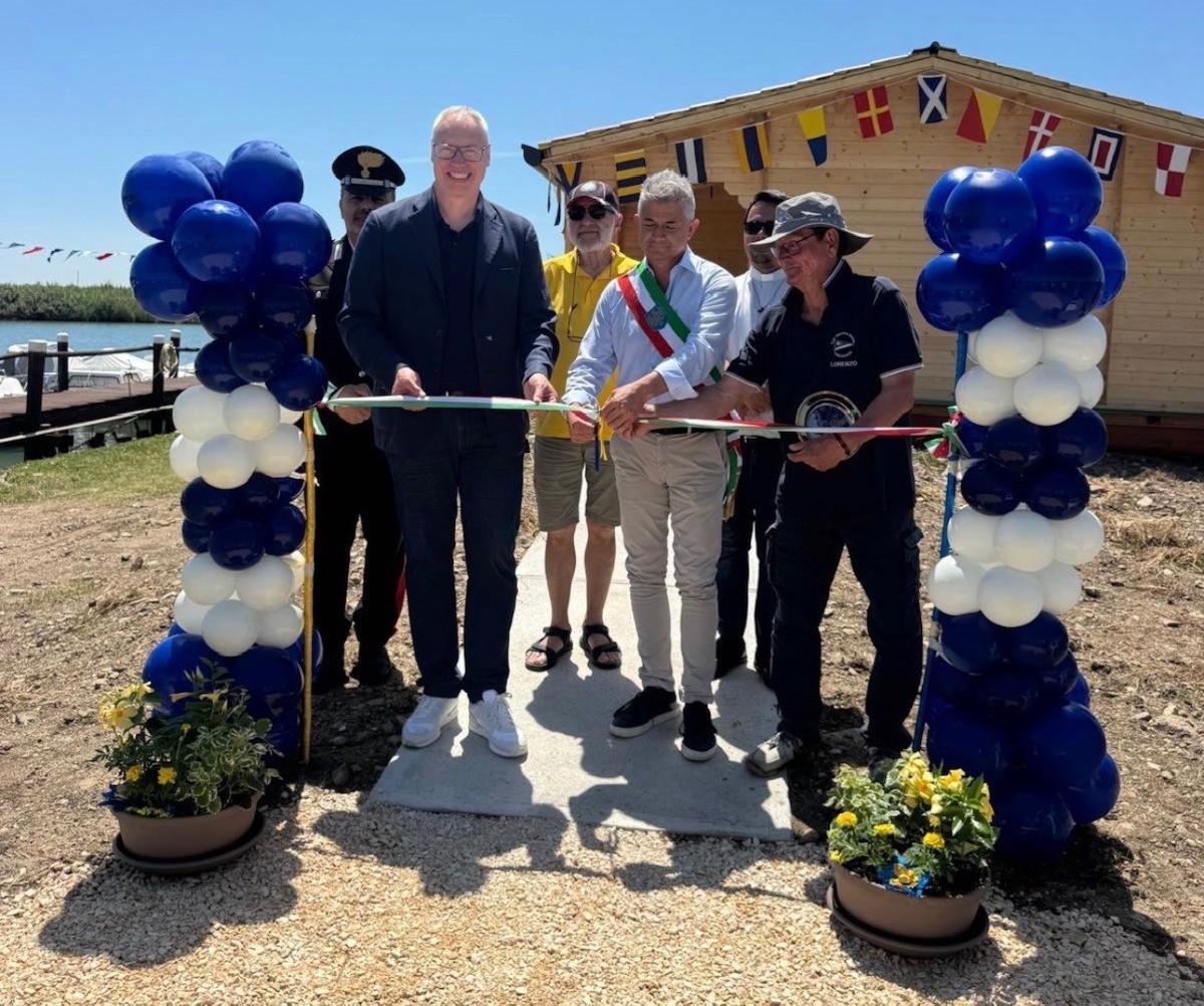 Torviscosa, inaugurata la nuova sede del Club Nautico Baiana con 62 posti barca