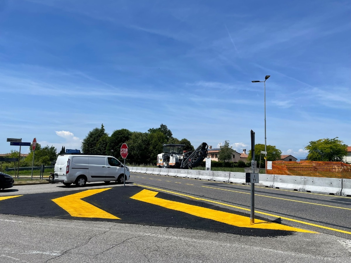 San Biagio di Callalta, partiti i lavori per la rotatoria del Prix sulla Postumia
