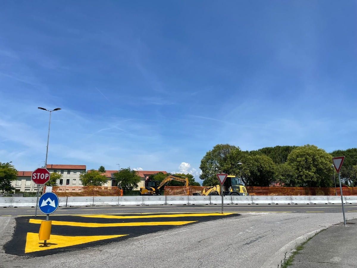 San Biagio di Callalta, partiti i lavori per la rotatoria del Prix sulla Postumia