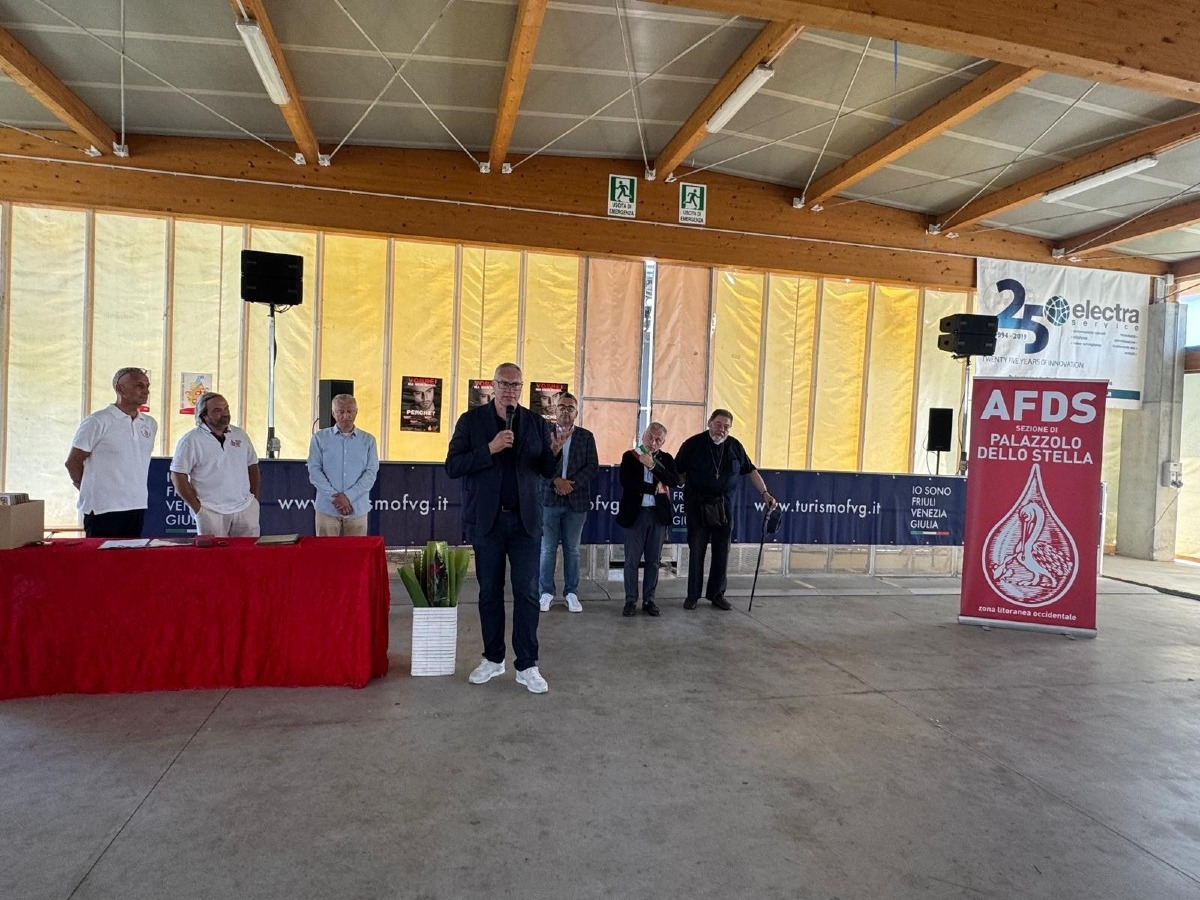Palazzolo dello Stella, Festa del Dono per i 64 anni dell’Afds: 280 donazioni nel 2025