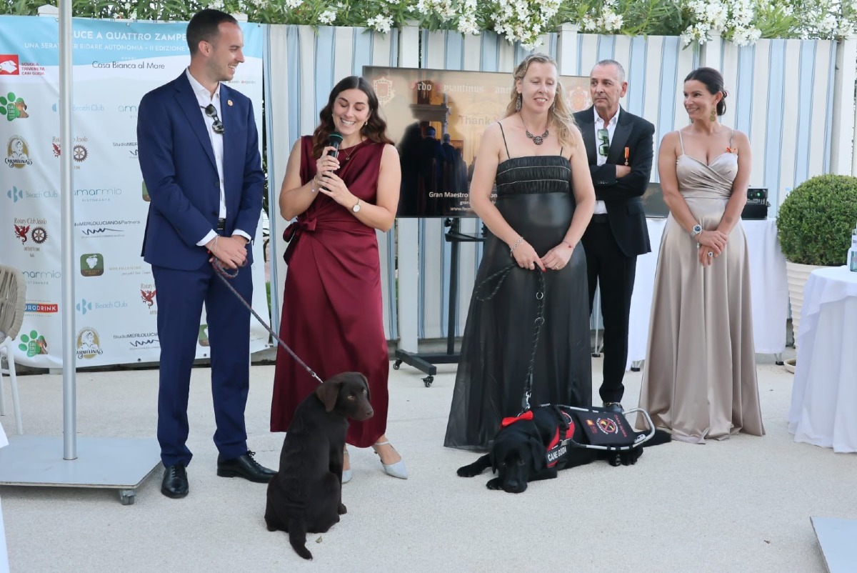 Jesolo, due giorni con “Luce a 4 Zampe” per sostenere i cani guida