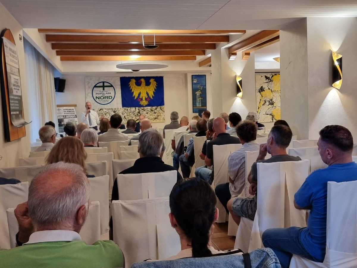 Tarcento, incontro del Partito Popolare del Nord su autonomia e sicurezza