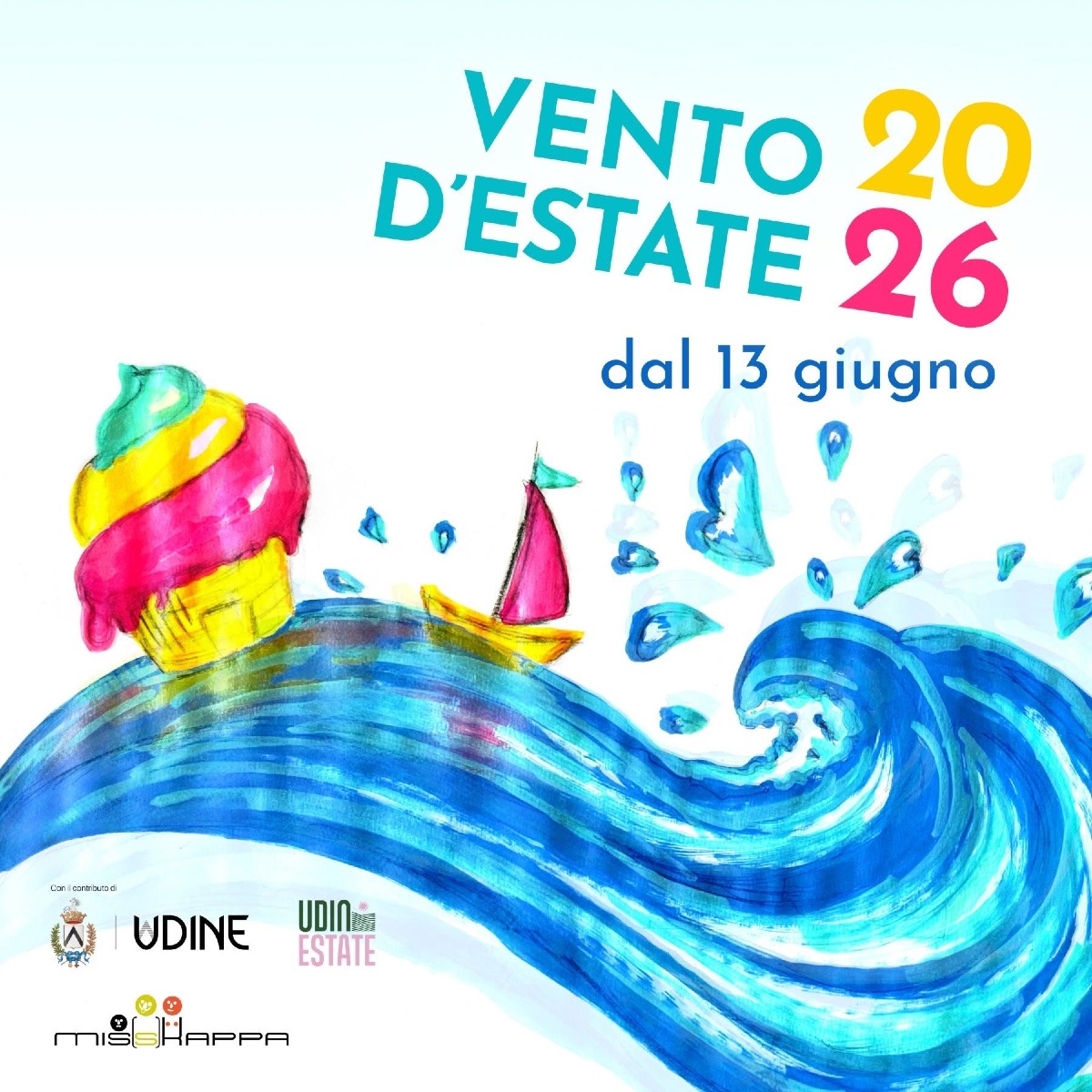 Locandina: Udine, torna Vento d’Estate: al Parco Martiri delle Foibe eventi dal 13 giugno