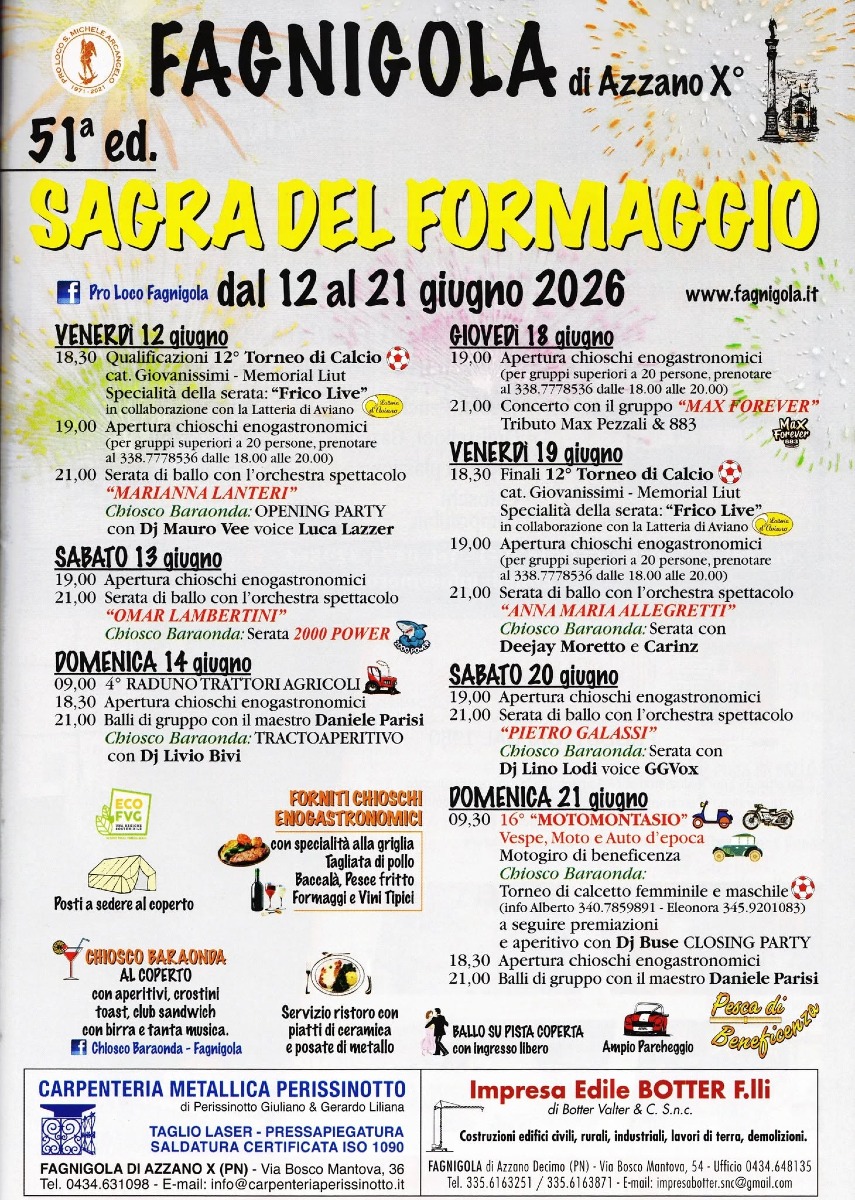 Sagra del Formaggio a Fagnigola di Azzano Decimo