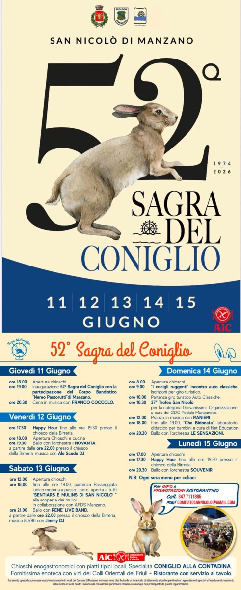 Sagra del Coniglio a San Nicolò di Manzano