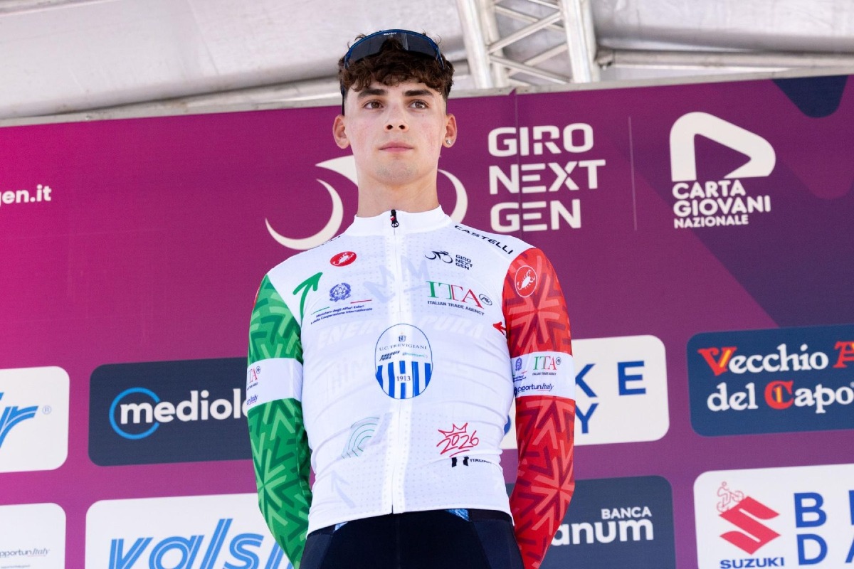 Giro Next Gen 2026, il trevigiano Riccardo Fabbro secondo a Vibo Valentia