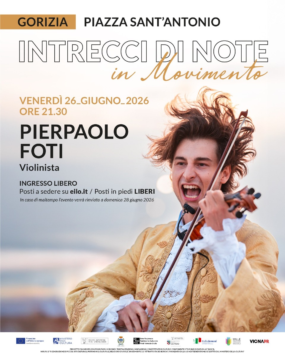 Locandina: Gorizia, due serate gratis a Borgo Castello con Anzovino, Vertical Waves e Foti