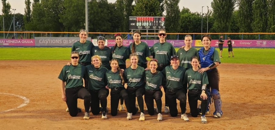 Castionese Softball, doppio colpo su Lucca: 7-0 e 2-0 nello scontro diretto che vale il